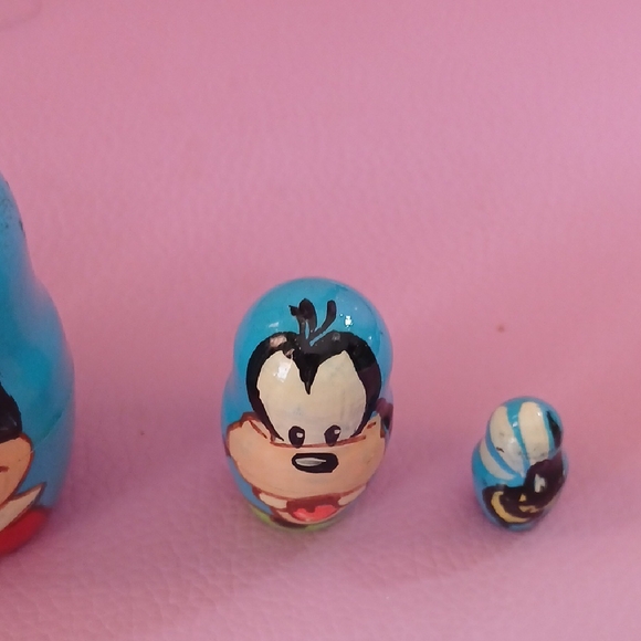 Disney Character Nesting Dolls - Blue and Red - Picture 5 of 7